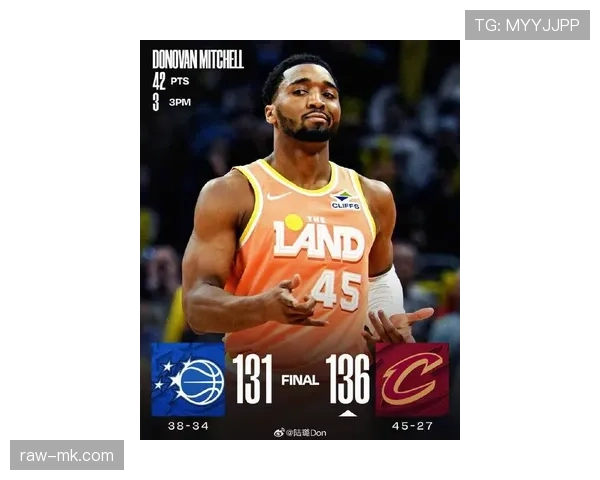 多诺万·米切尔单打效率提升显著 拉开与其他后卫得分差距